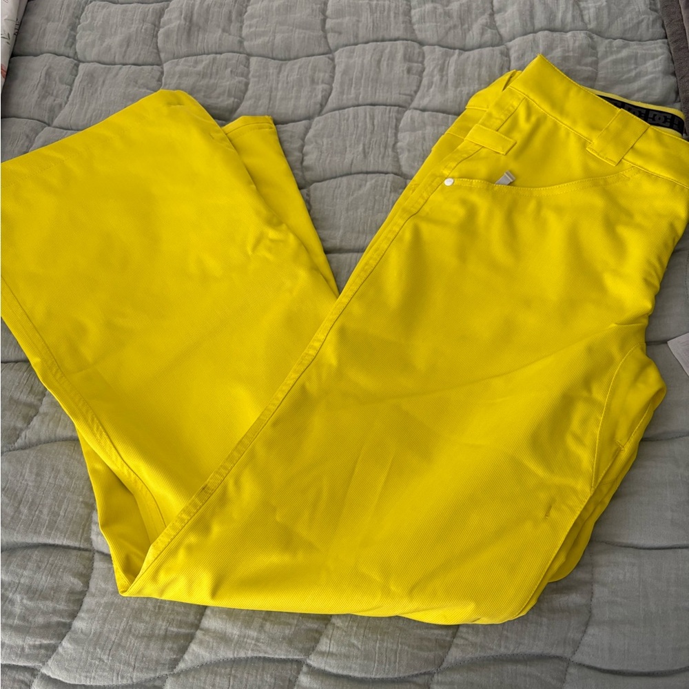 DC Women's Straight Leg Pants - Bright Yellow